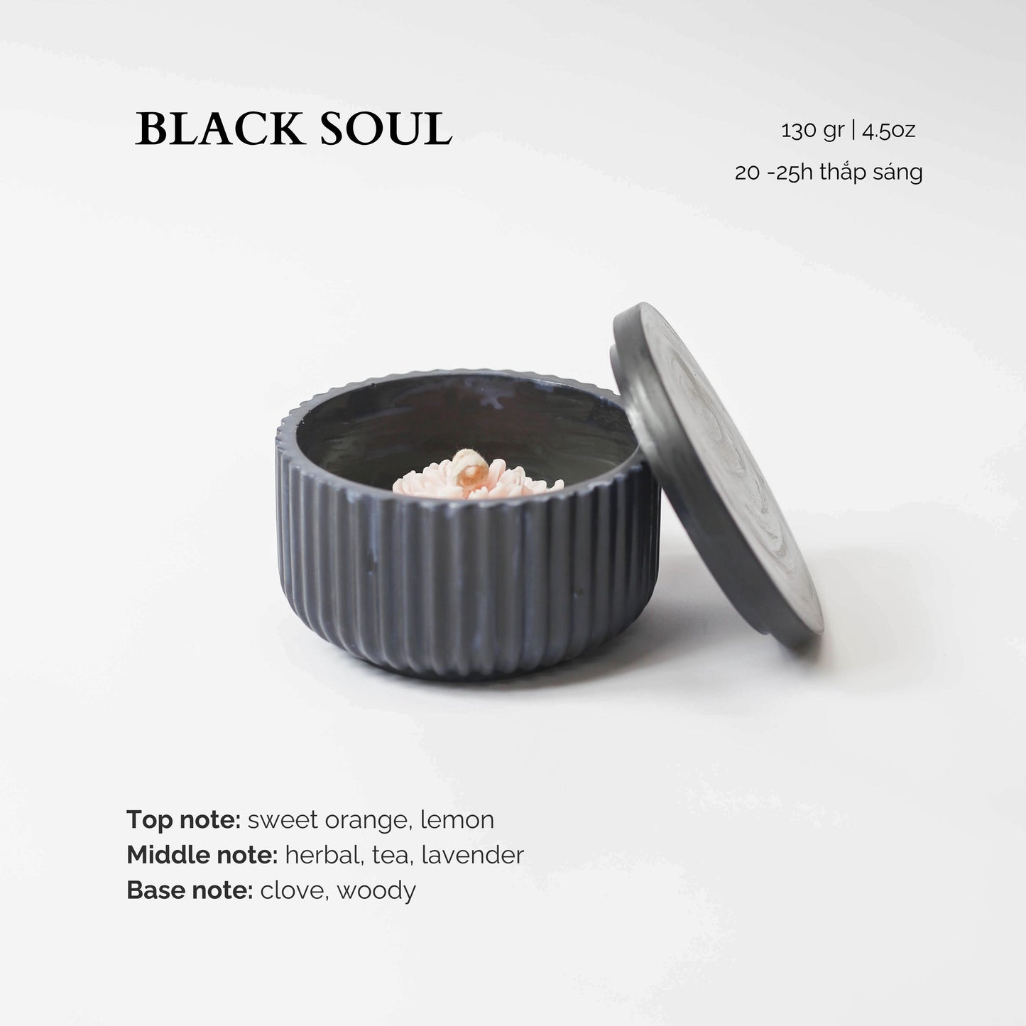 Hũ nến Black Soul