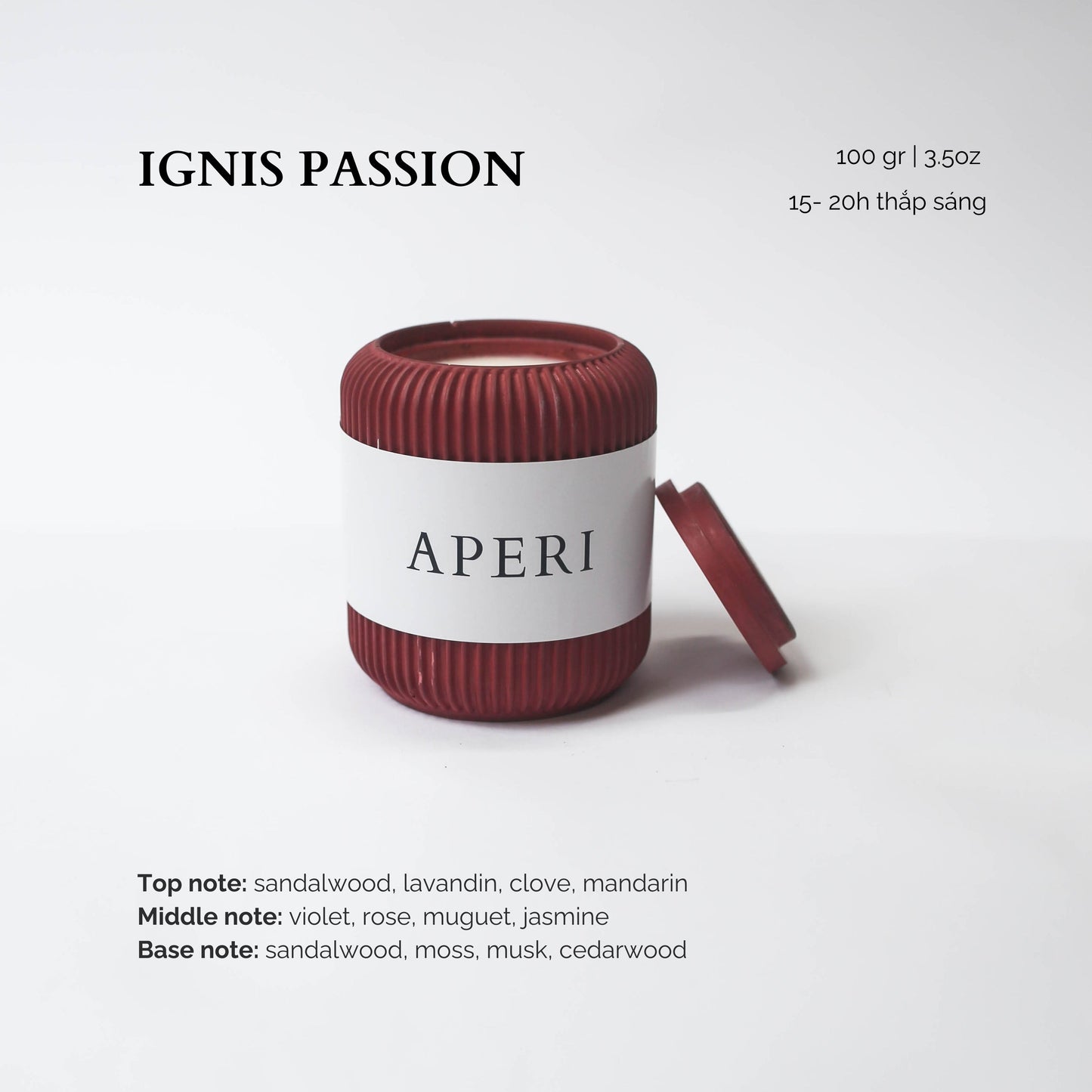 Hũ nến Ignis Passion