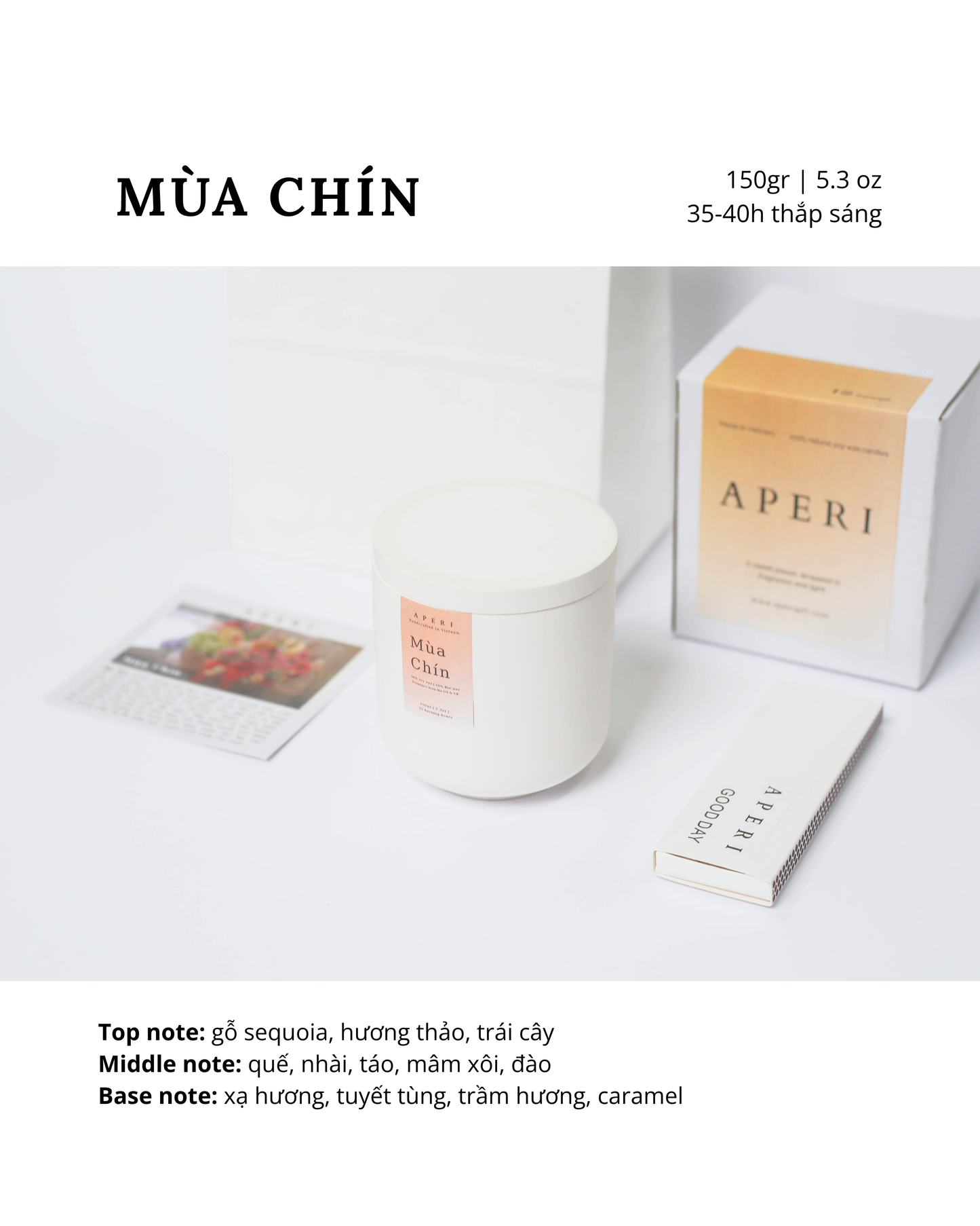 Hũ nến Mùa Chín