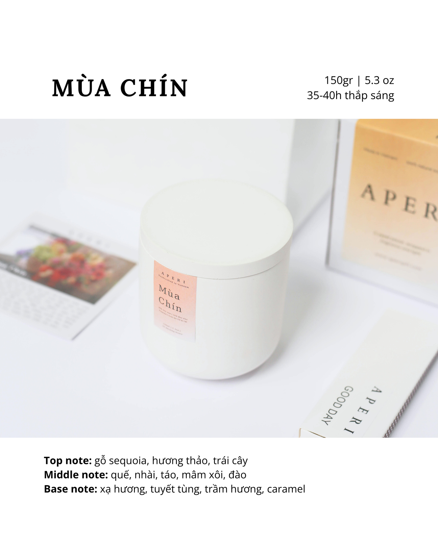 Hũ nến Mùa Chín