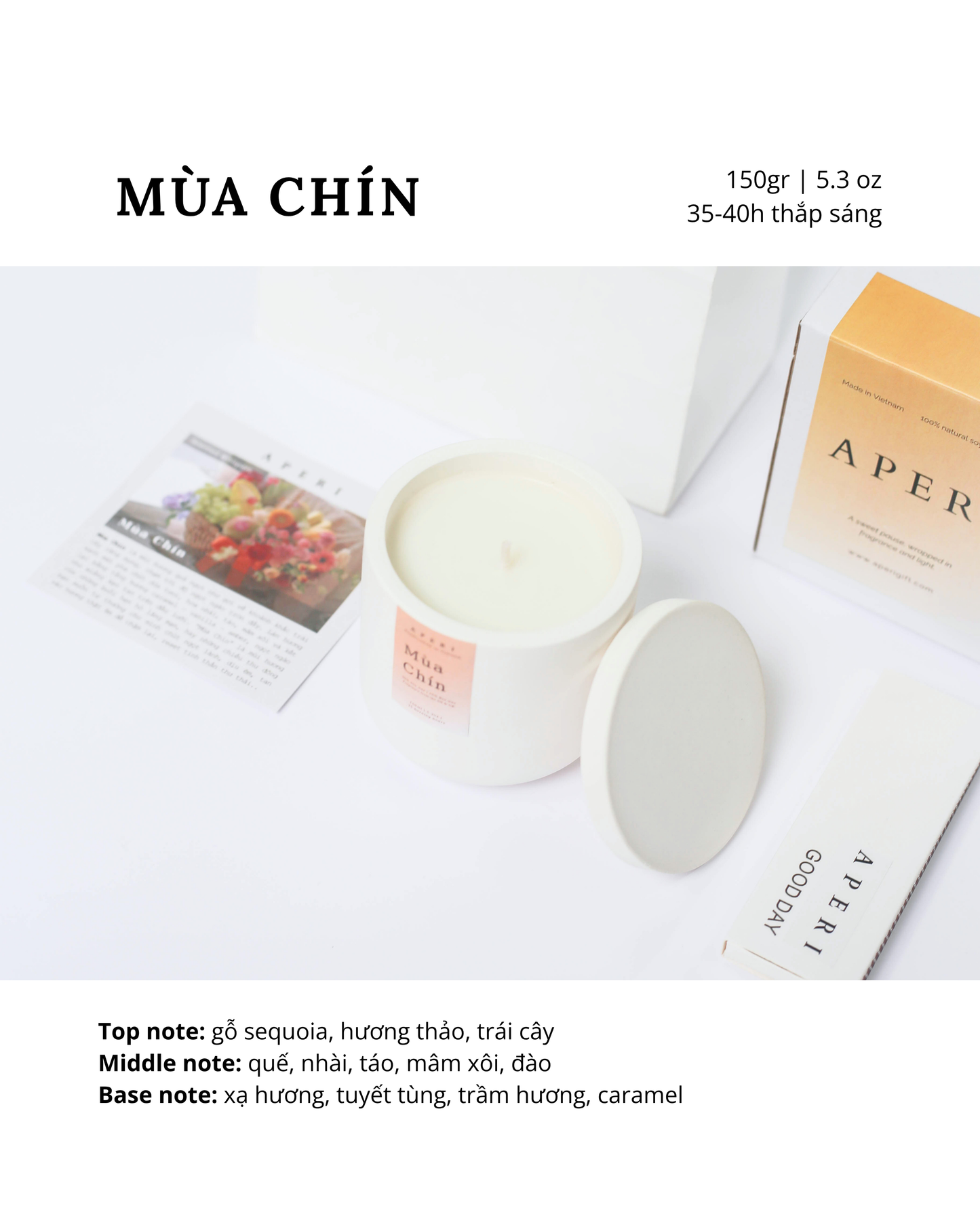 Hũ nến Mùa Chín