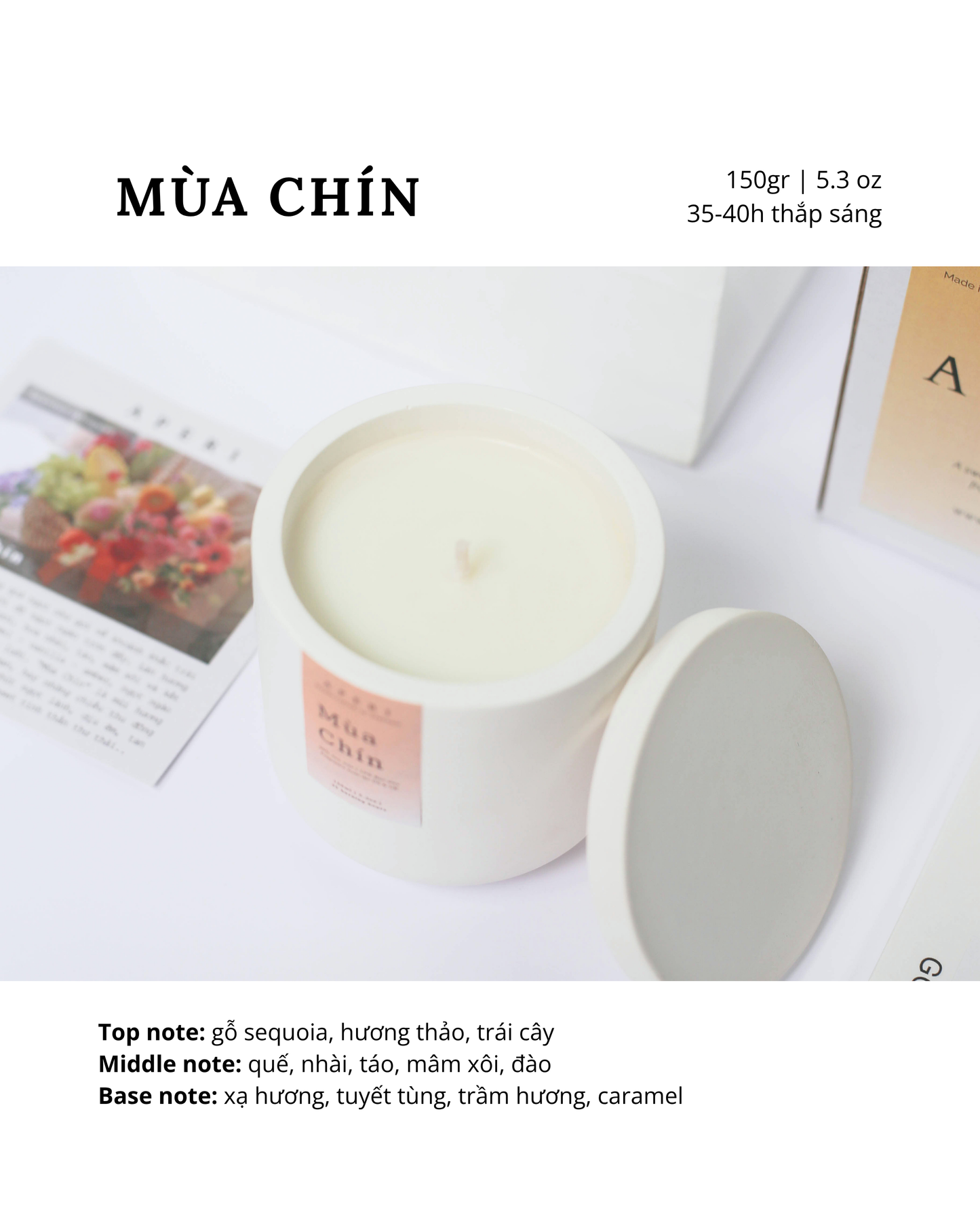 Hũ nến Mùa Chín