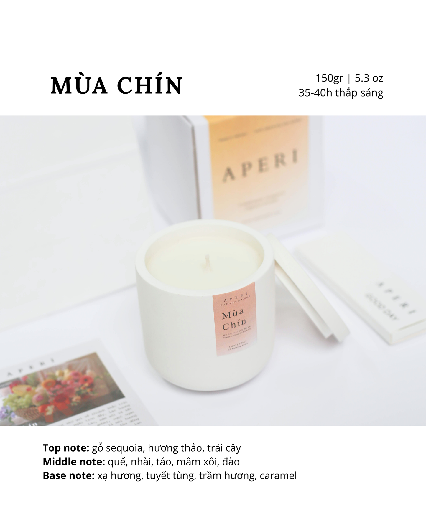 Hũ nến Mùa Chín