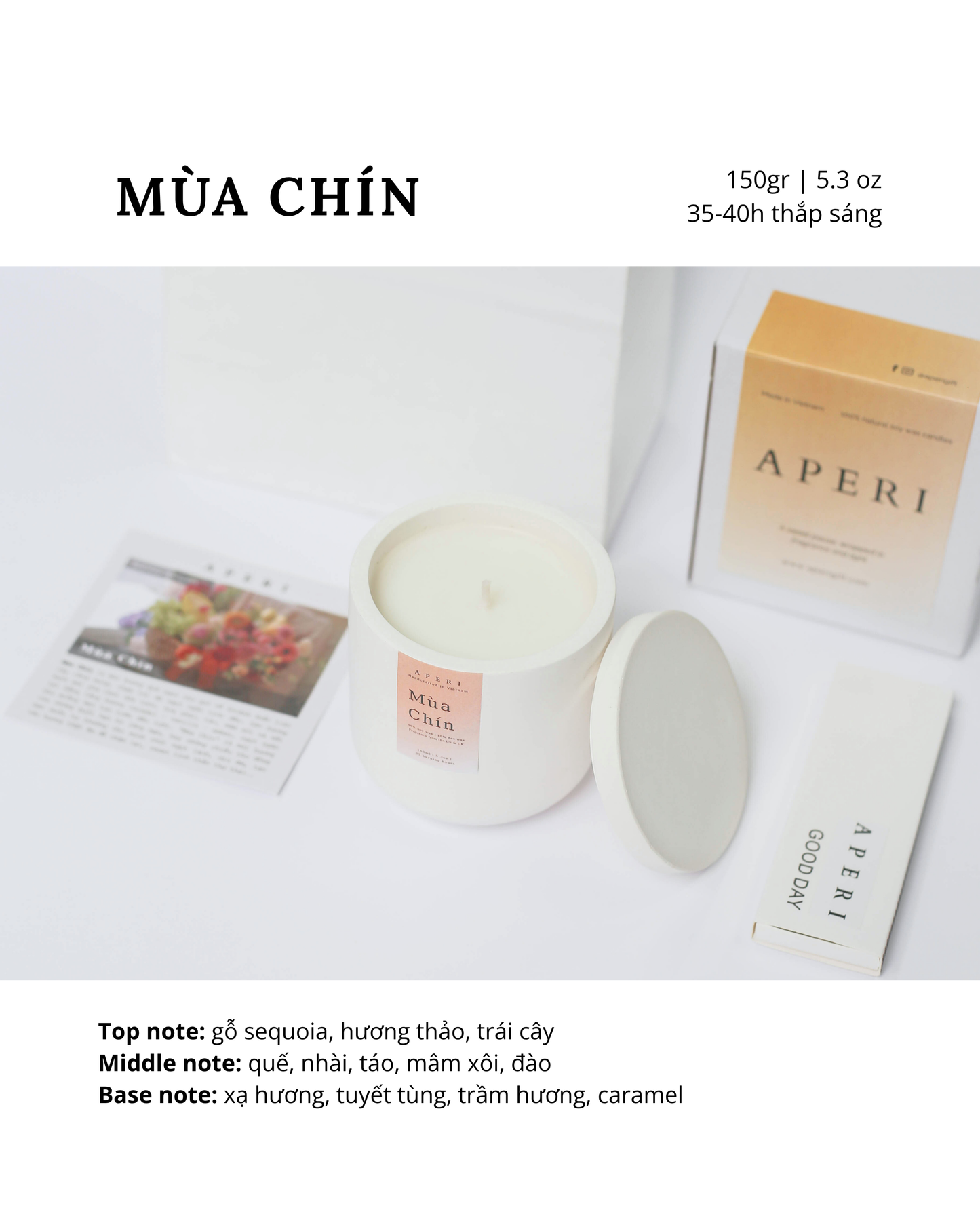 Hũ nến Mùa Chín