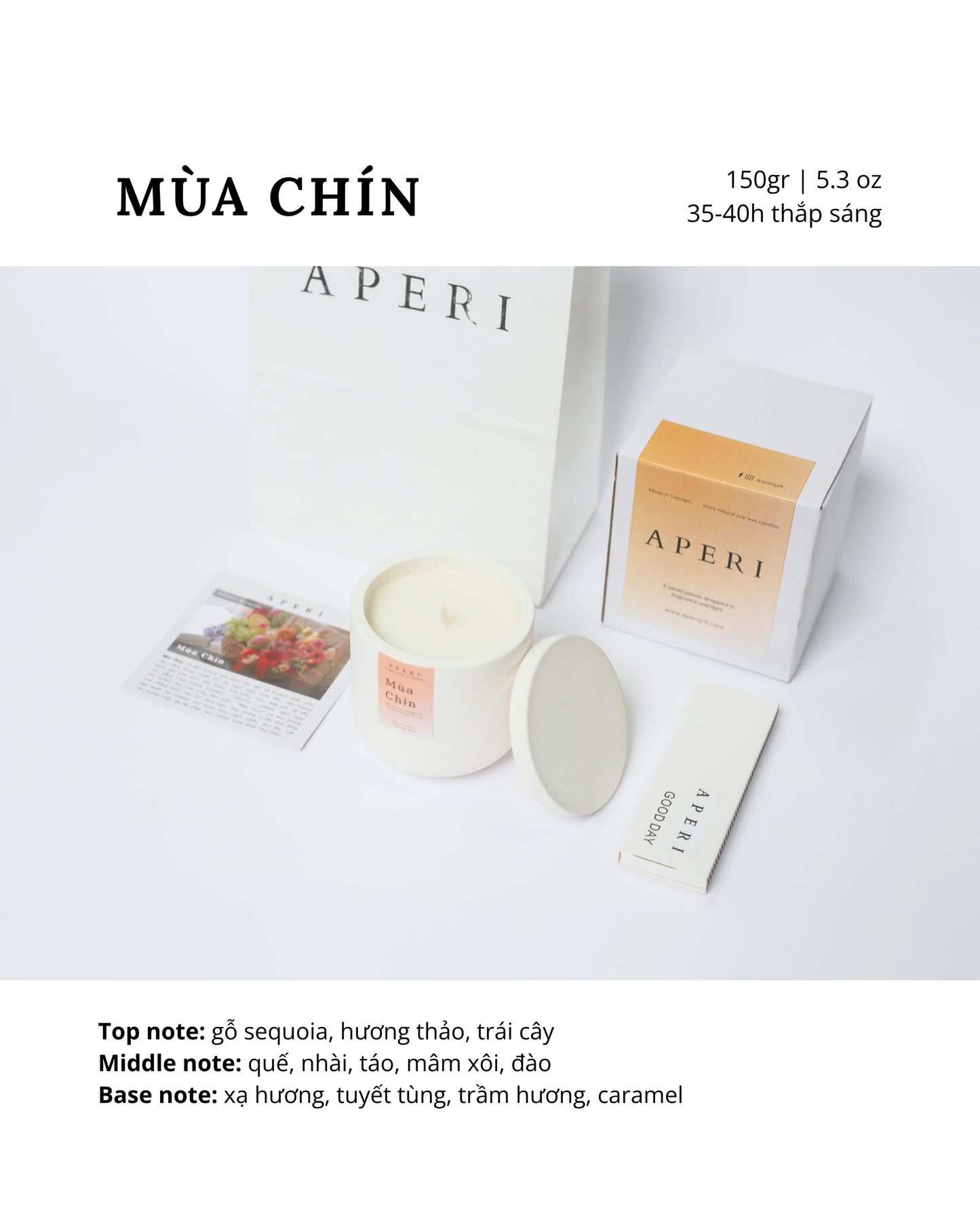 Hũ nến Mùa Chín