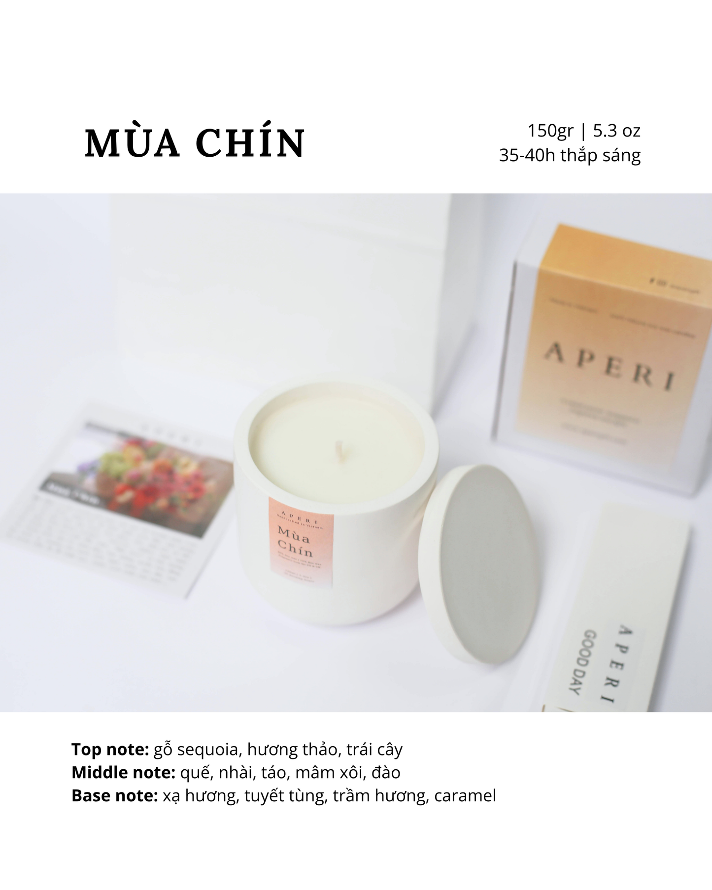 Hũ nến Mùa Chín