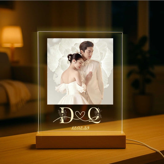 Đèn LED Acrylic Quà Tặng Sinh Nhật, Ngày Kỷ Niệm, Đám Cưới - Thiết kế Đèn Ngủ Kiến Tạo không Gian Riêng