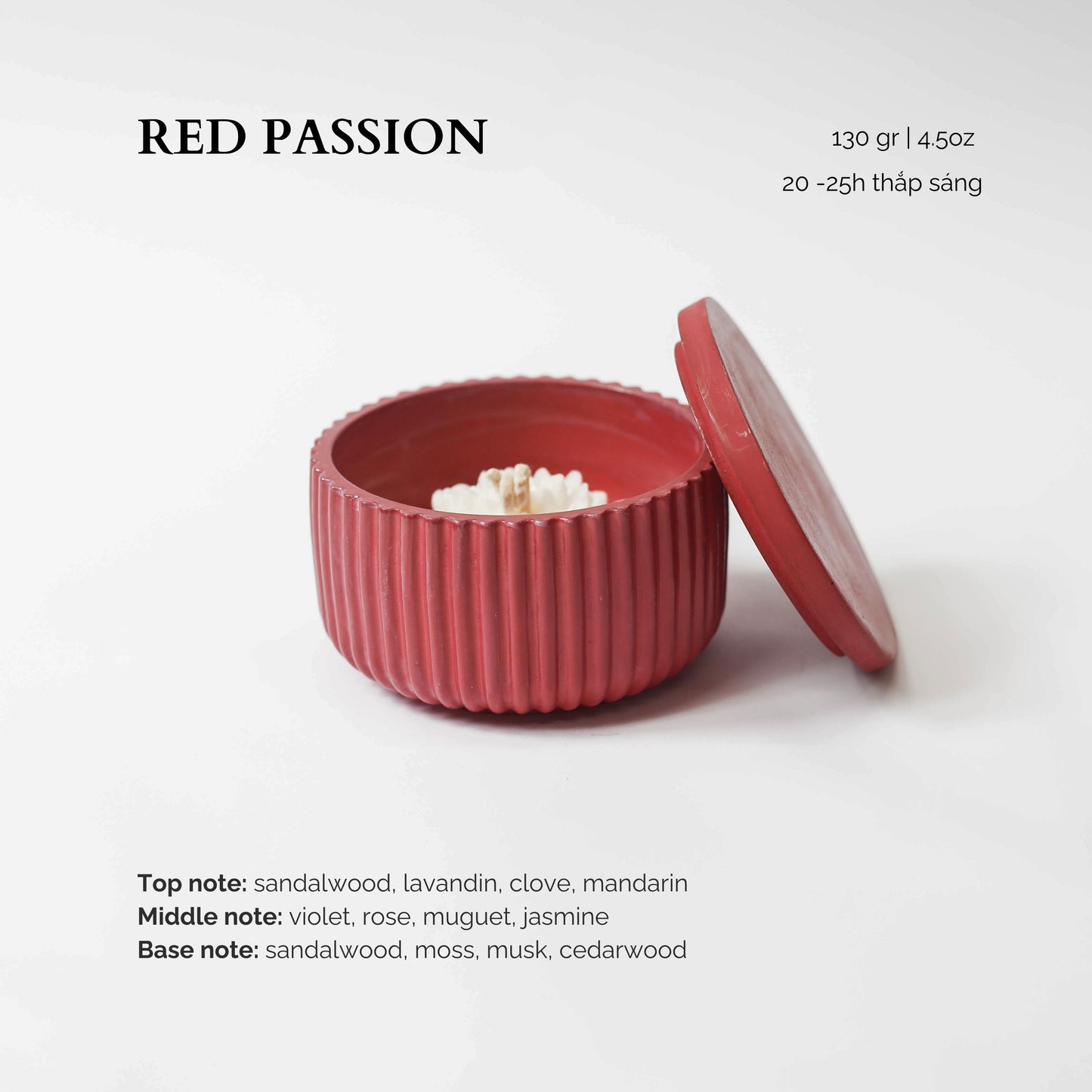 Hũ nến Red Passion