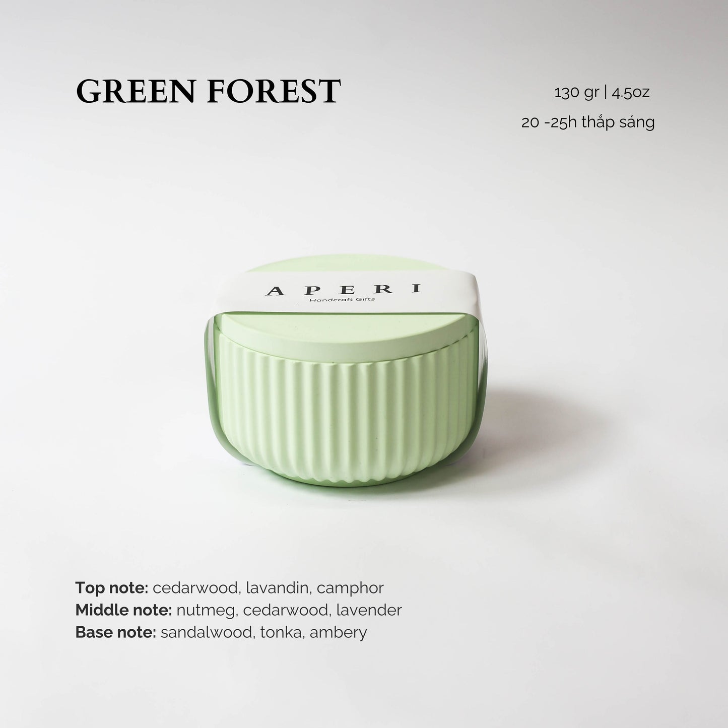 Hũ nến Green Forest