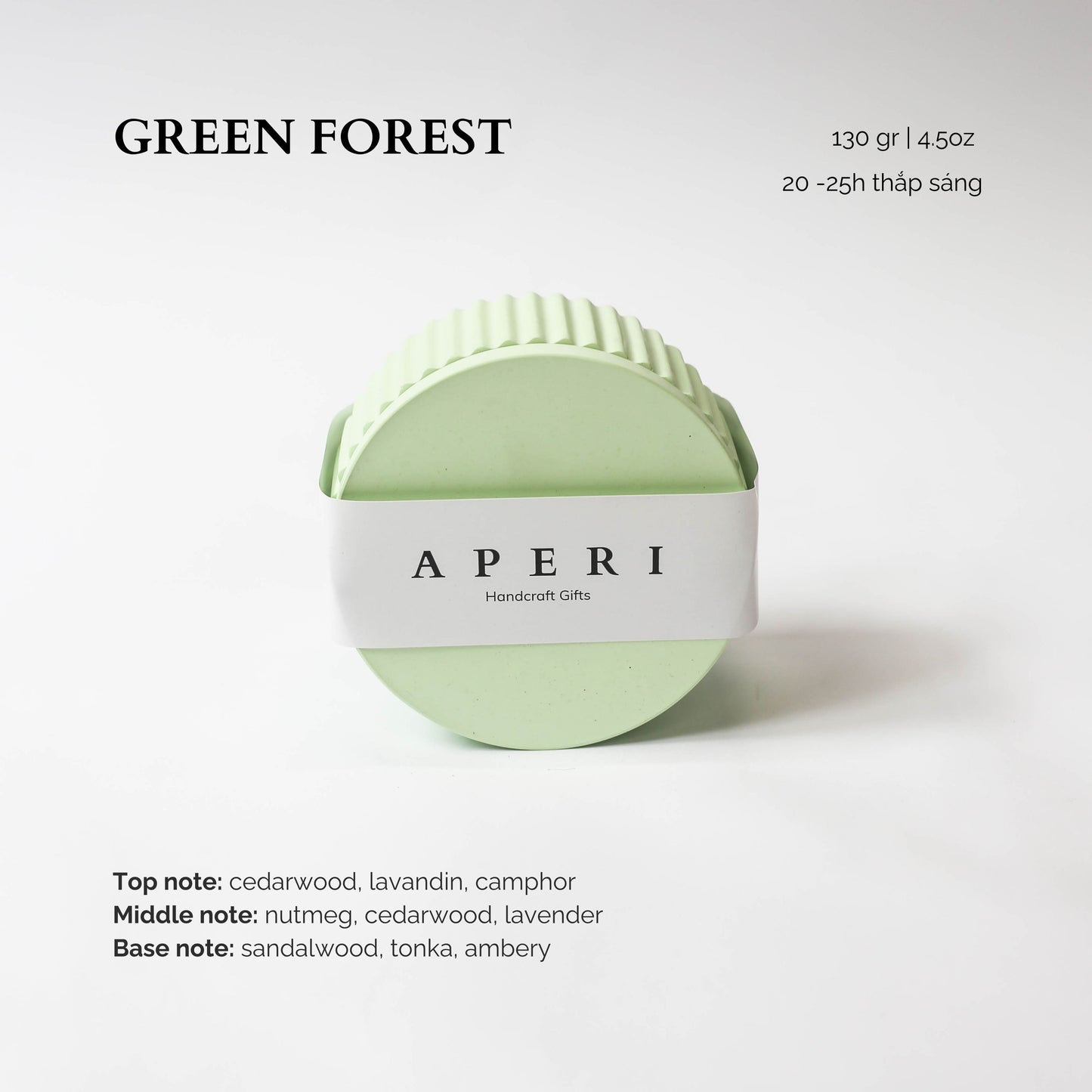 Hũ nến Green Forest