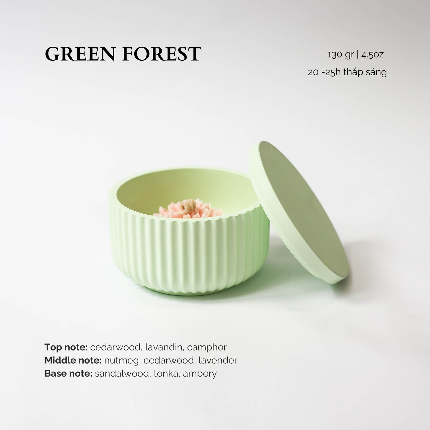 Hũ nến Green Forest