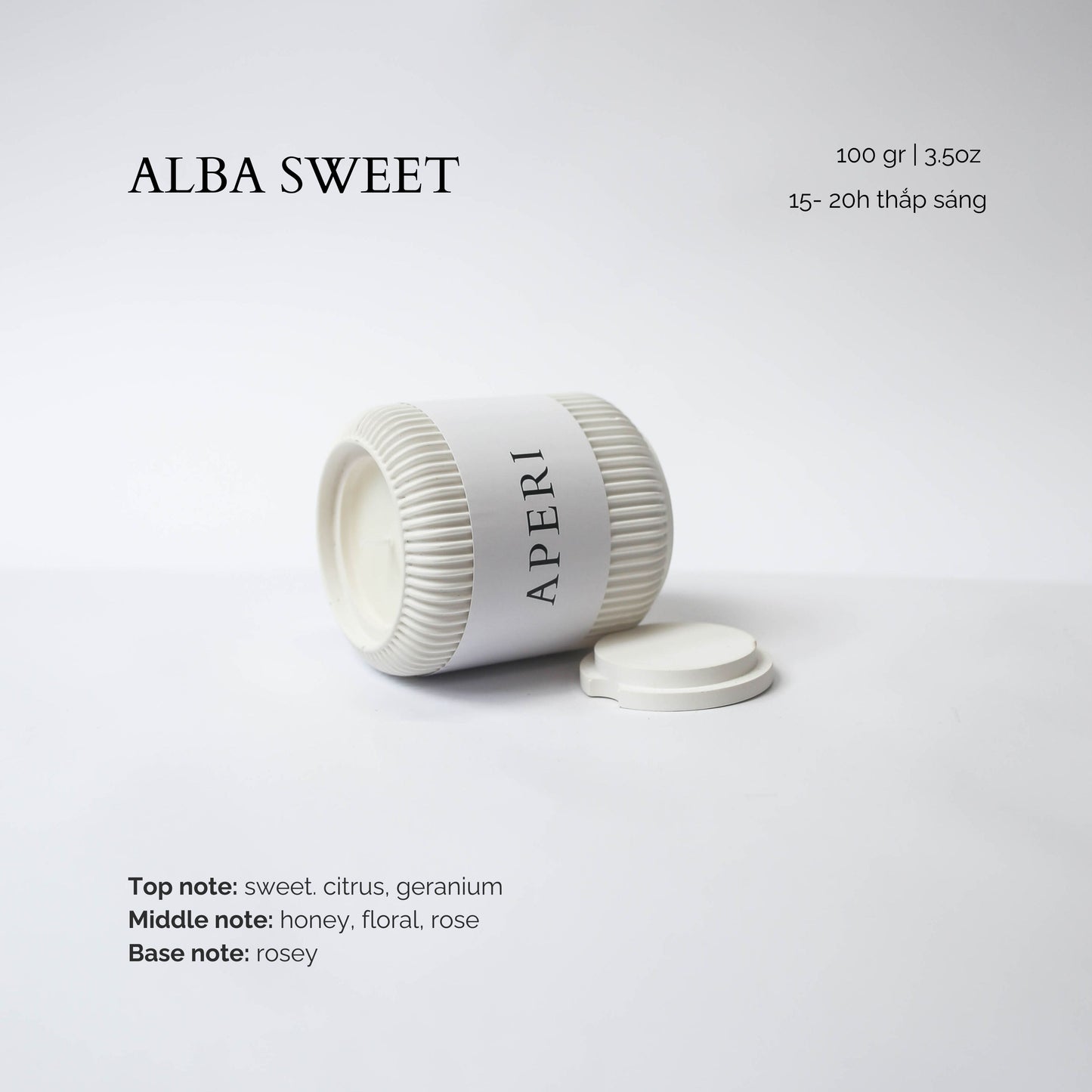 Hũ nến Alba Sweet