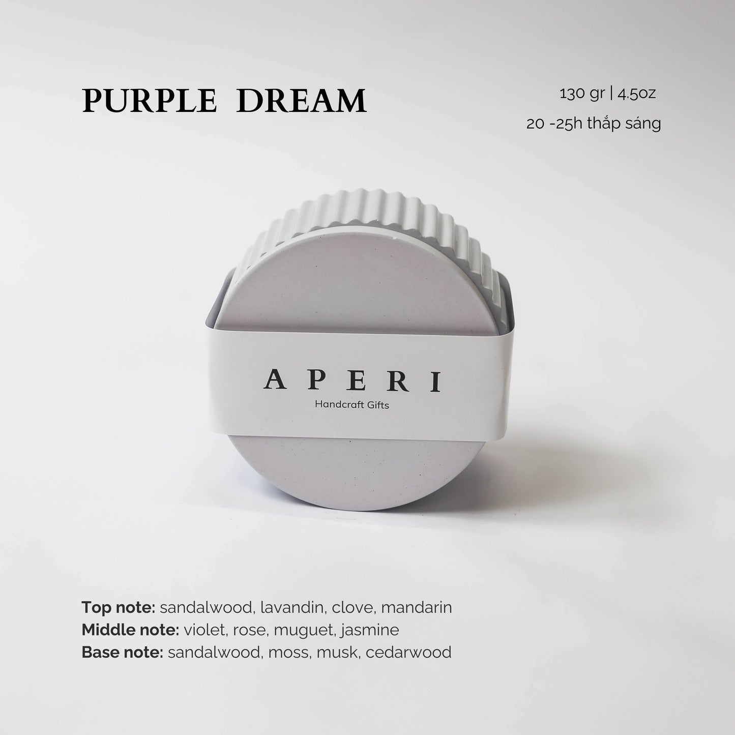 Hũ nến Purple Dream