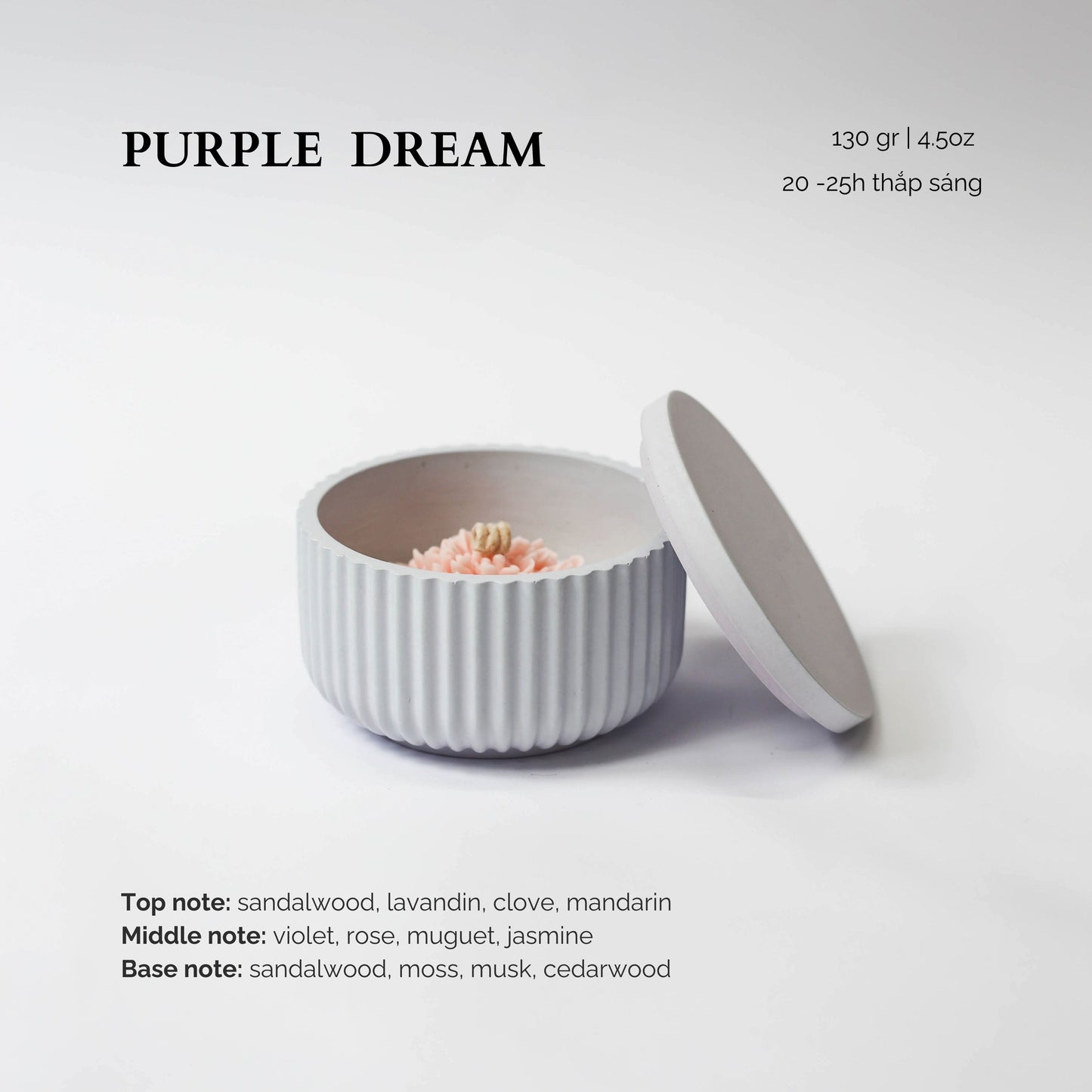 Hũ nến Purple Dream