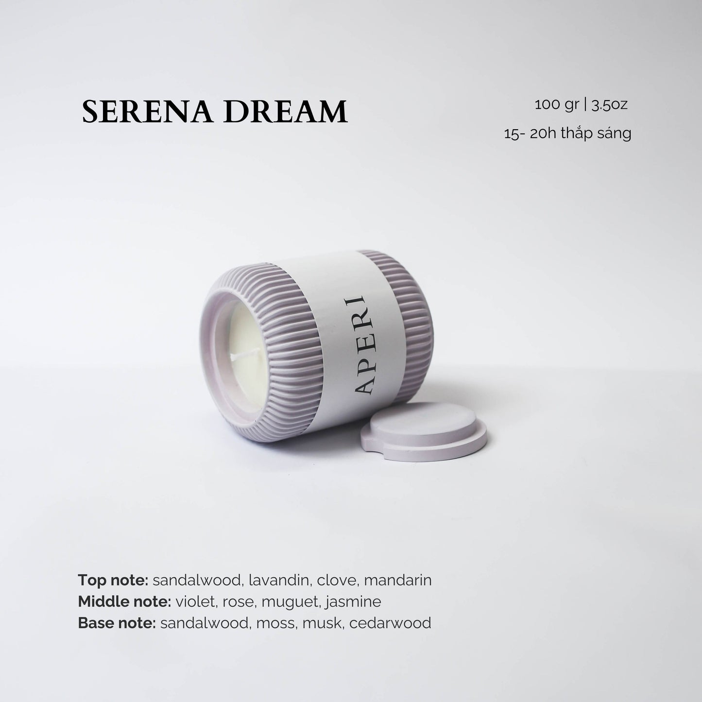 Hũ nến Serena Dream