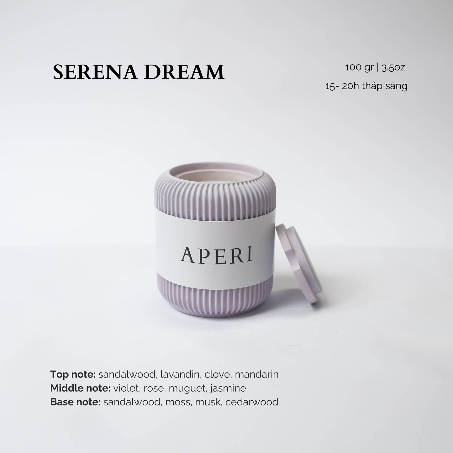 Hũ nến Serena Dream