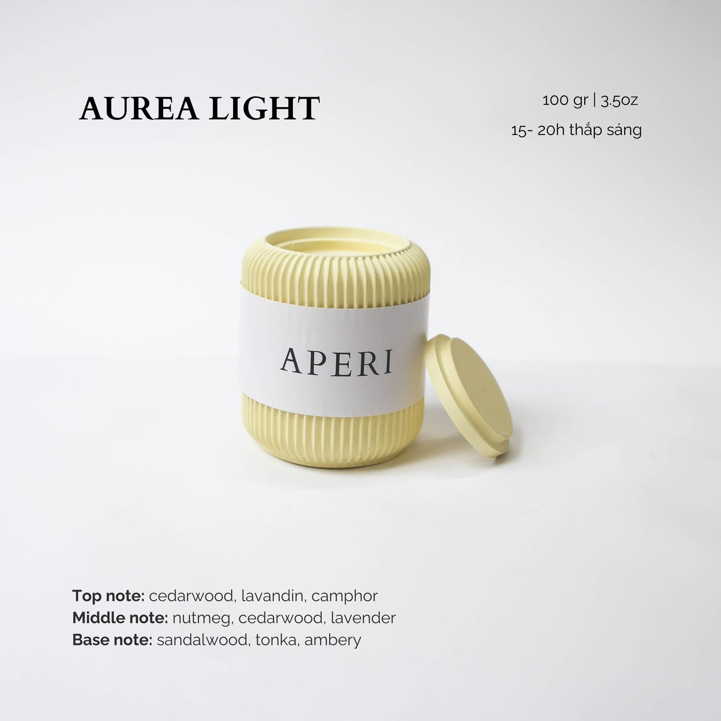 Hũ nến Aurea Light