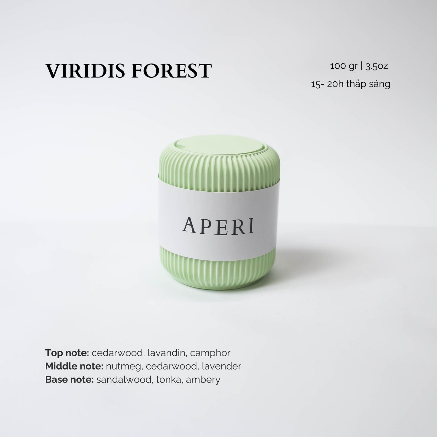 Hũ nến Viridis Forest