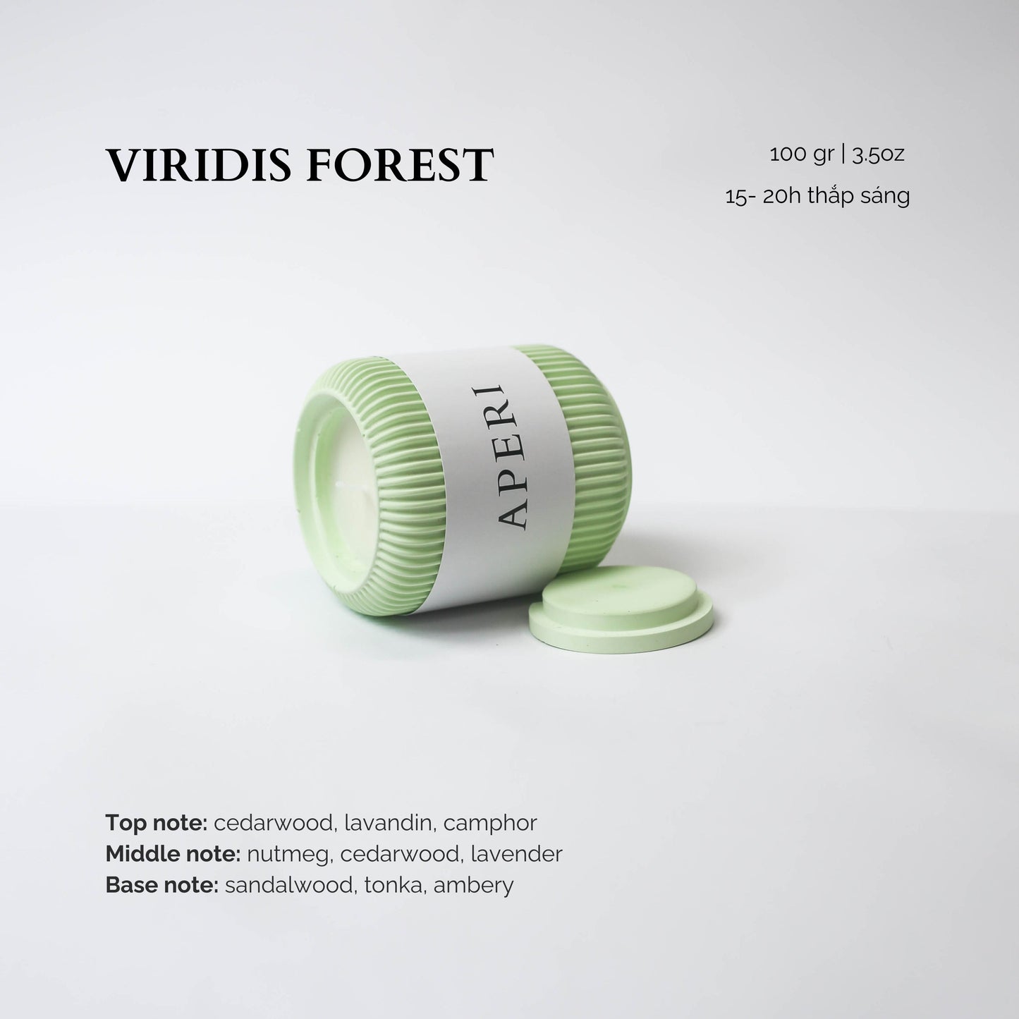 Hũ nến Viridis Forest