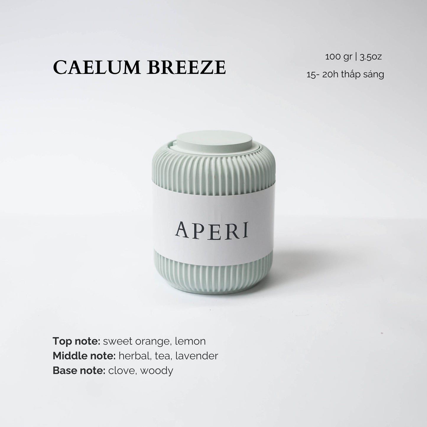 Hũ nến Caelum Breeze