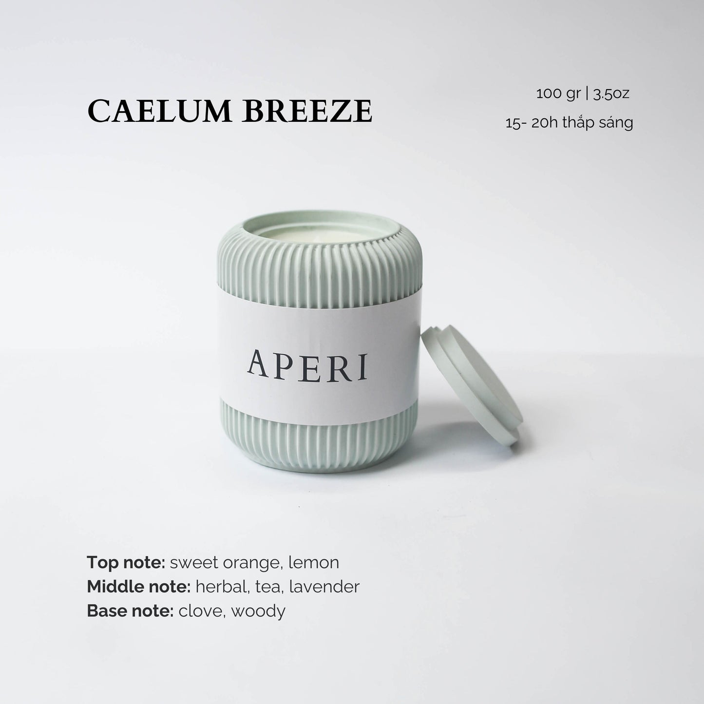 Hũ nến Caelum Breeze