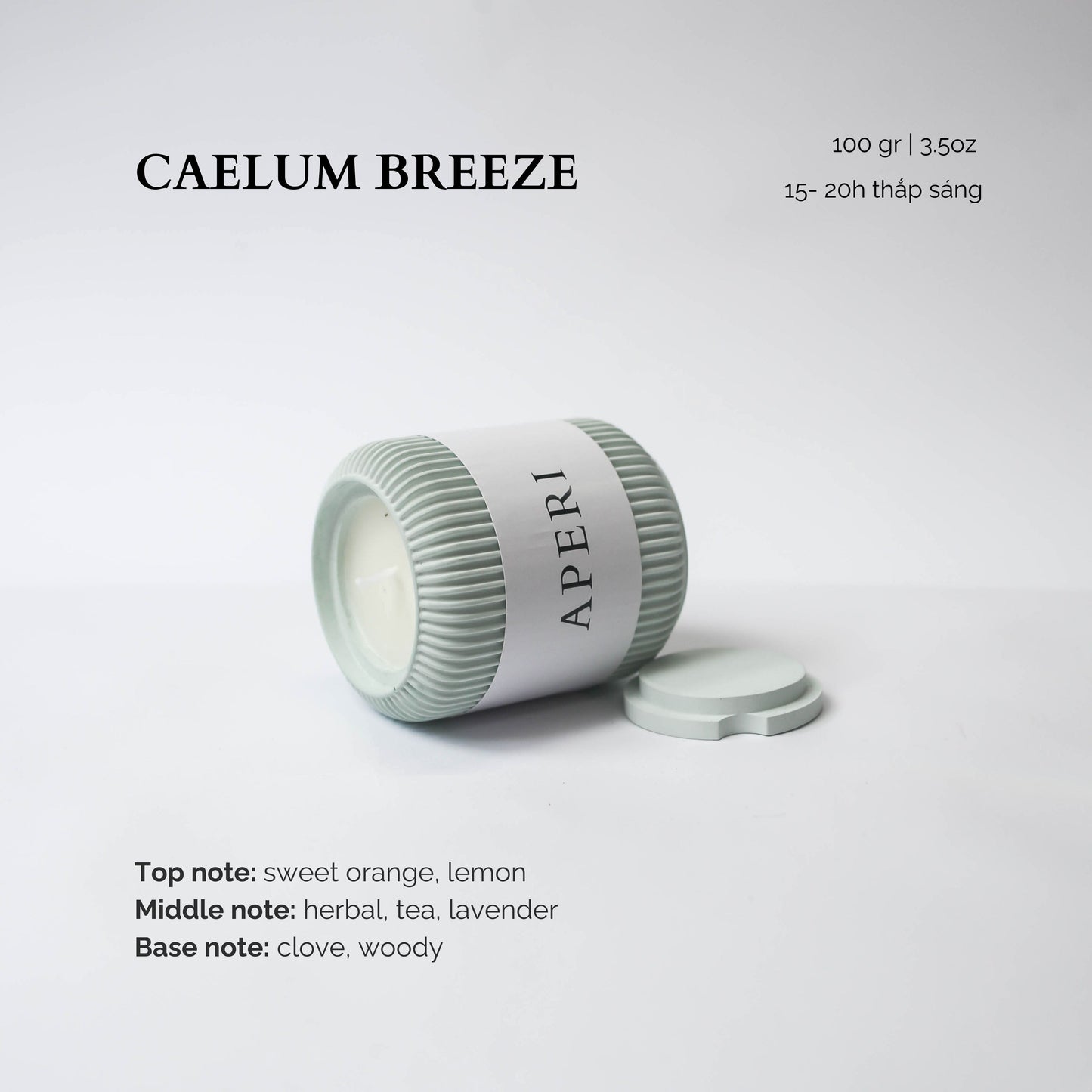 Hũ nến Caelum Breeze